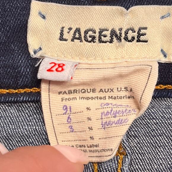 L’Agence Brigitte Mid Rise Skinny Jeans in Bay Size 28 - Picture 6 of 10